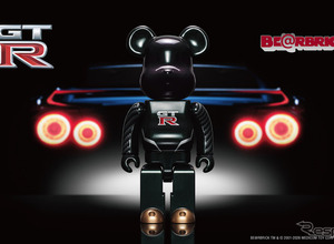 日産GT-R、生産終了記念「NISSAN GT-R BE@RBRICK 100% & 400%」…ミッドナイトパープルの限定デザインで7月2日発売 画像