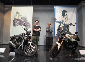 人気イラストレーター浦野周平・加藤ノブキが描く「バイクのあるスタイル展」ヤマハコミュニケーションプラザ刷新の目玉イベントに…8月28日まで 画像