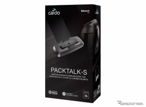 SHOEIヘルメットに一体装着… カルド、新型インカム『PACKTALK-S』発売　6万3800円 画像