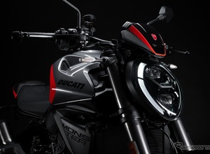 新型ドゥカティ「モンスター＋」に史上最軽量V2エンジン搭載…「スポーツカラー」登場、価格は179万円 画像