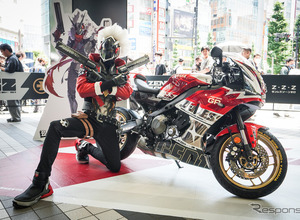 ヒーローと特別仕様車が秋葉原に降臨！　ゼンゼロ・コラボ仕様　ヤマハ「XSR900 GP」がカッコよすぎ 画像