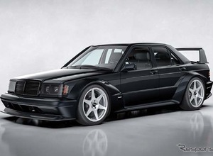 メルセデスベンツ『190E エボ2』再現のレストモッド『HWA EVO』にビーウィズ製オーディオ搭載へ 画像
