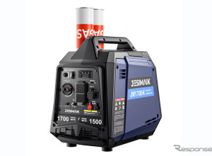 防災対策に、カセットガス式発電機『JM1700iK』発売…ジェスマイク 画像