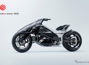 斬新すぎ！　ホンダの電動二輪「EV アウトライヤー・コンセプト」　世界的デザイン賞に 画像