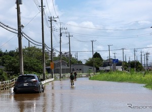 千葉豪雨の教訓、水没車も補償する任意の「車両保険」、全国の加入率は47.4%、千葉は50.5%［新聞ウォッチ］ 画像