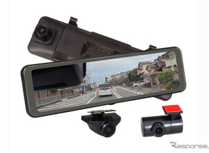 MAXWIN、軽自動車向け10.88インチミラー型ドラレコ発売 画像