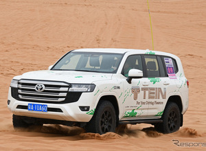 ランクル300が激変!? テイン新型「4x4 DAMPER SPORTS PLUS」を砂漠＆グラベルで徹底試乗 画像