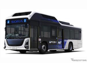 トヨタ、燃料電池路線バスの新型『SORA』発売　航続距離300km以上 画像