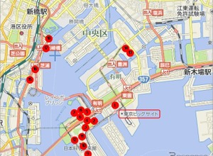 【東京モーターショー2017】周辺駐車場の混雑状況はTwitterで確認を…タイムズが配信を予定 画像