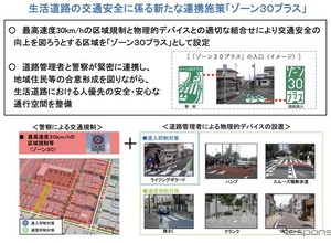 生活道路の交通安全施策「ゾーン30プラス」、1年間で33地区の整備計画を策定…国土交通省 画像
