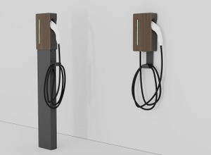 予約できるEV充電サービス「プラゴ」、スタイリッシュな壁掛形充電器を追加 画像