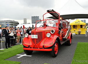 レストア完了！ 国産消防ポンプ自動車第1号…東京国際消防防災展2023 画像