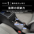 シートの隙間に入れ込むだけで収納と電源をカンタンに増設、クラフトワークスから『デリカミニ』系列車専用コンソールボックス登場