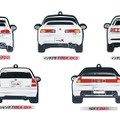 ホンダ「タイプR」のリアビューキーホルダー（イメージ）