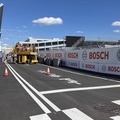 画面奥から来てターン8を左折、画面右へ