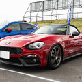 アバルト 124スパイダー × ボルクレーシング TE37 SAGA SL…レイズファンミーティング2025