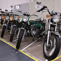 ヤマハ発動機 豊岡技術センターでレストアされる車両