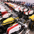 ヤマハ発動機 豊岡技術センターでレストアされる車両