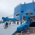 自動車船の船内見学会（写真は2024年）