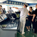 自動車船の船内見学会（写真は2024年）