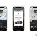 S.RIDEアプリのマップ上に、メインキャラクターが登場、コラボタクシーの指定配車も可能だ