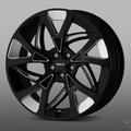 クラウンスポーツ専用アルミホイール「TWF07」（ダイヤモンドカット　グロスブラック）