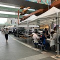 人通りが多い駅のギャラリーということもあり、試乗予約カウンターには、キャンセル待ちの一般ユーザの問い合わせも多かった。