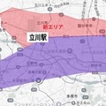 運行エリア地図