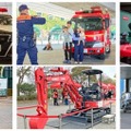 総勢15台以上のはたらくくるまが大集合