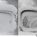 降雪時の走行中も視界を確保