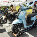 展示車両には国内導入予定の新型「FAZZIO」も（My Yamaha Motor cafe）