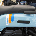 展示車両には国内導入予定の新型「FAZZIO」も（My Yamaha Motor cafe）