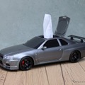 R34スカイラインGT-R型ウェットティッシュケース、新色ガンメタリックシルバー発売 画像