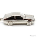 『頭文字D』の86トレノの3Dメタルキーチェーン