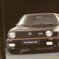 VW ゴルフGTI（日本・初代）当時のカタログ