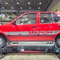 日産自動車大学校の学生たちがレストアした「マッチのマーチ」1984年式 初代日産マーチK10（東京オートサロン2026）