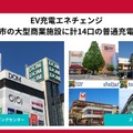 さいたま市の大型商業施設2カ所、EV充電器14口設置…ミライズエネチェンジ 画像