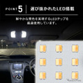 クラフトワークスの『プリウス』30系専用LEDルームランプ