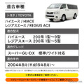 トヨタ『ハイエース』200系の左側2列目専用「アシストグリップ」