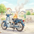 放置バイクが火災の要因になることも