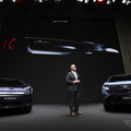 新型スカイラインを予告した日産自動車イヴァン・エスピノーサ社長（写真は4月14日、長期ビジョン発表会）