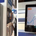 ステアリテールが出品していた自動精算機と、参考出品していた、車載システムでの注文・決済ソリューション