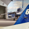 ブルーインパルスの尾翼と写真を撮ろう コーナー