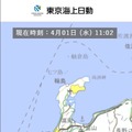 マイページアプリでの降雹アラート発信のイメージ