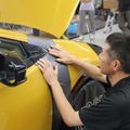 施工トレーニング研修に参加していた、八光自動車工業株式会社 八光Body Technical Centerの施工スタッフ高木氏