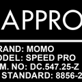 MOMO SPEED PROはFIA8856-2018公認規格に適合