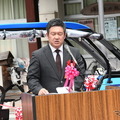 来賓者祝辞を行う東近江市議会 副議長　青山 孝司氏