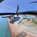 SKYDRIVE「空飛ぶクルマ」、瀬戸内海遊覧想定のデモフライト…スズキ社長も視察 画像