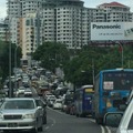 ヤンゴン市内の渋滞