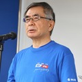 GSX-S/R Meeting 2025の様子、恒例の鈴木俊宏社長による開会宣言